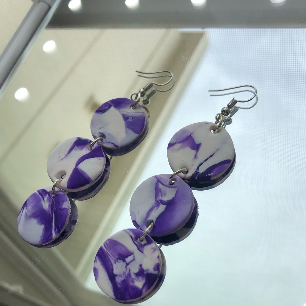 Clay earrings
